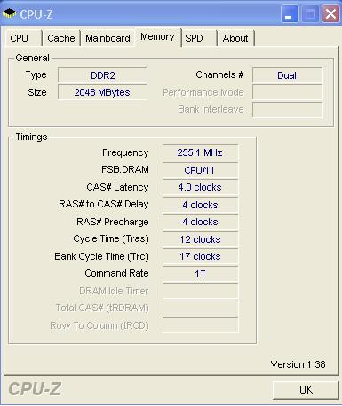 CPU-Z Dell E521 X2 5600+